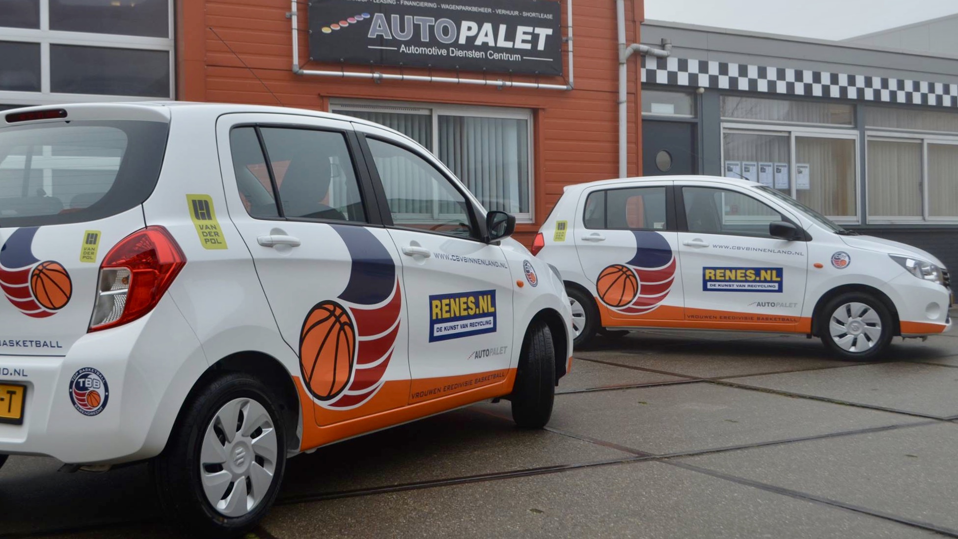 Sponsoring door Renes, Van der Pol Reclame & Belettering en Autopalet